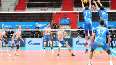 Волейбольный «Зенит» поднялся на вторую строчку Суперлиги