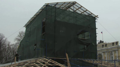 Медного всадника освободят от строительных лесов через две недели