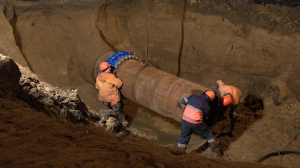 «Водоканал» снял ограждения на проспекте Непокорённых