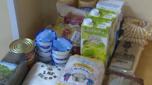 Продуктовые наборы для школьников. Репортаж
