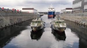 Два быстроходных патрульных катера проекта «Раптор» спустили на воду