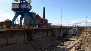 Кронштадтский док имени Сургина после 25-летней консервации снова принимает корабли