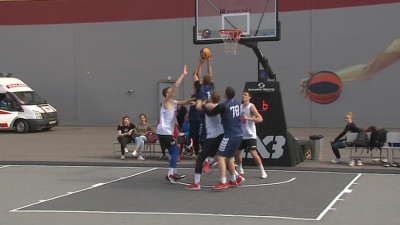 Завершился чемпионат Петербурга по баскетболу «3 на 3»