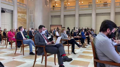 Владимир Путин начал ежегодную большую пресс-конференцию