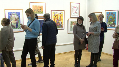 В Михайловском замке открылась выставка детского творчества по мотивам работ Васнецова