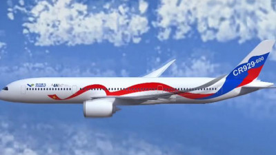 В Китае показали макет создаваемого с Россией самолета CR929