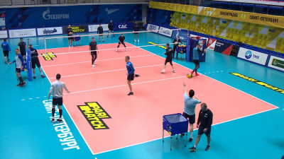 Подготовка к «зенитовскому» волейбольному дерби