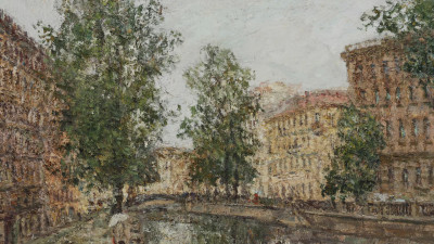 В отеле на Социалистической проходит выставка «Петербург.Холст.Масло» Виктора Ямщикова