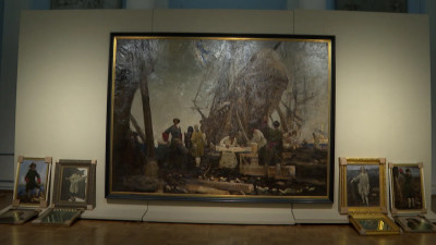 В музее Академии художеств открылась выставка «Петр Первый. Жизнь во благо России»