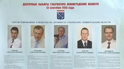Явка на выборах губернатора Ленобласти составляет 24,05 процента