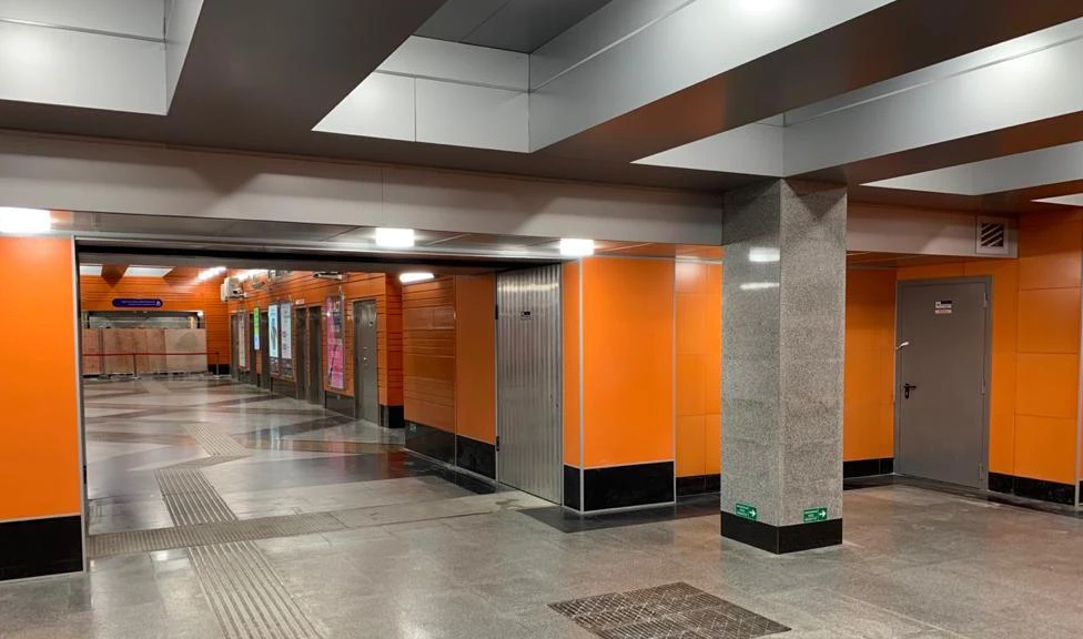 На станции метро «Беговая» завершена отделка вестибюля - tvspb.ru