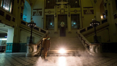 На Витебском вокзале провели комплексную дезинфекцию