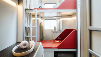 В России представили концепт капсульного некупейного пассажирского вагона