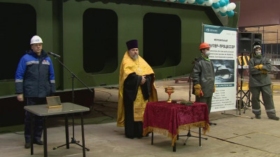 На «Северной верфи» заложили траулер-процессор «Капитан Коротич»