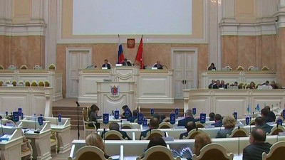 В Мариинском дворце пройдет заседание Законодательного собрания Петербурга