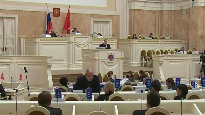 Будущие выборы стали главным вопросом в повестке заседания ЗакСа Петербурга