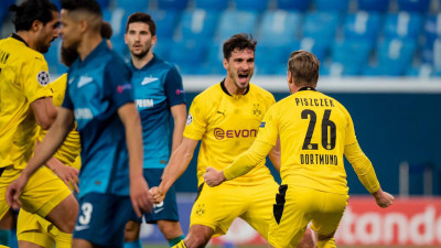 Аксель Витсель забил победный гол «Боруссии» в матче с «Зенитом»