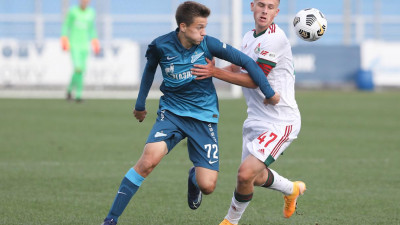 «Зенит» уступил «Локомотиву» в матче молодежного первенства России