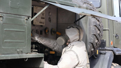Военные химики ЗВО за время пандемии продезинфицировали более 18 тысяч объектов