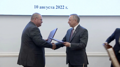 Александр Беглов и Олег Мельниченко подписали соглашение о сотрудничестве регионов