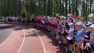 Олимпийские чемпионы стали участниками праздника в детском лагере «Луч»