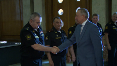 Александр Беглов посетил Военно-морскую академию имени Адмирала Флота Советского Союза Н.Г. Кузнецова