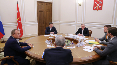 Александр Беглов обсудил с главой банка ВТБ реализацию совместных инфраструктурных проектов