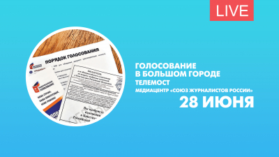 Голосование в большом городе. Телемост