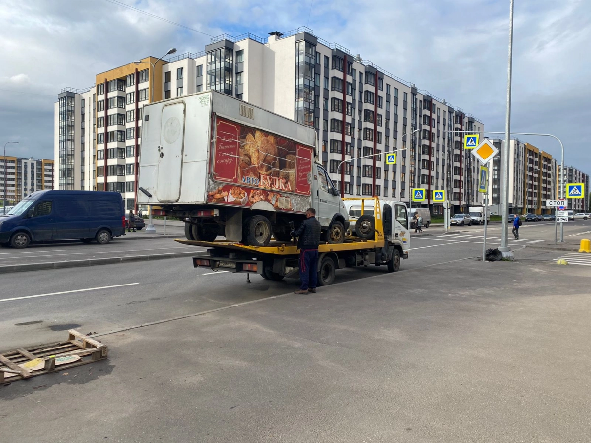 Во время рейда по незаконной торговле в Петербурге изъяли авто с булочками и овощами - tvspb.ru