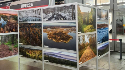 На Московском вокзале открылась фотовыставка «Погружение в природу»