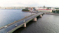 Обновленный Биржевой мост откроют для машин к концу ноября
