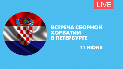 Прибытие сборной Хорватии. Онлайн-трансляция