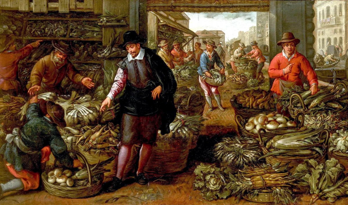 Эрмитаж организовал выставку картины Дирка де Вриса «Овощной рынок в Венеции» для Калужского музея - tvspb.ru