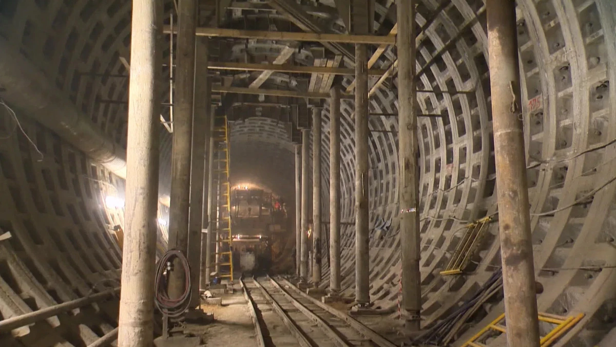 Петербуржцам рассказали о ходе строительства станции метро «Горный институт» - tvspb.ru