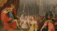 Картину «Аллегория апофеоза героя» вернули в Павловский дворец после реставрации