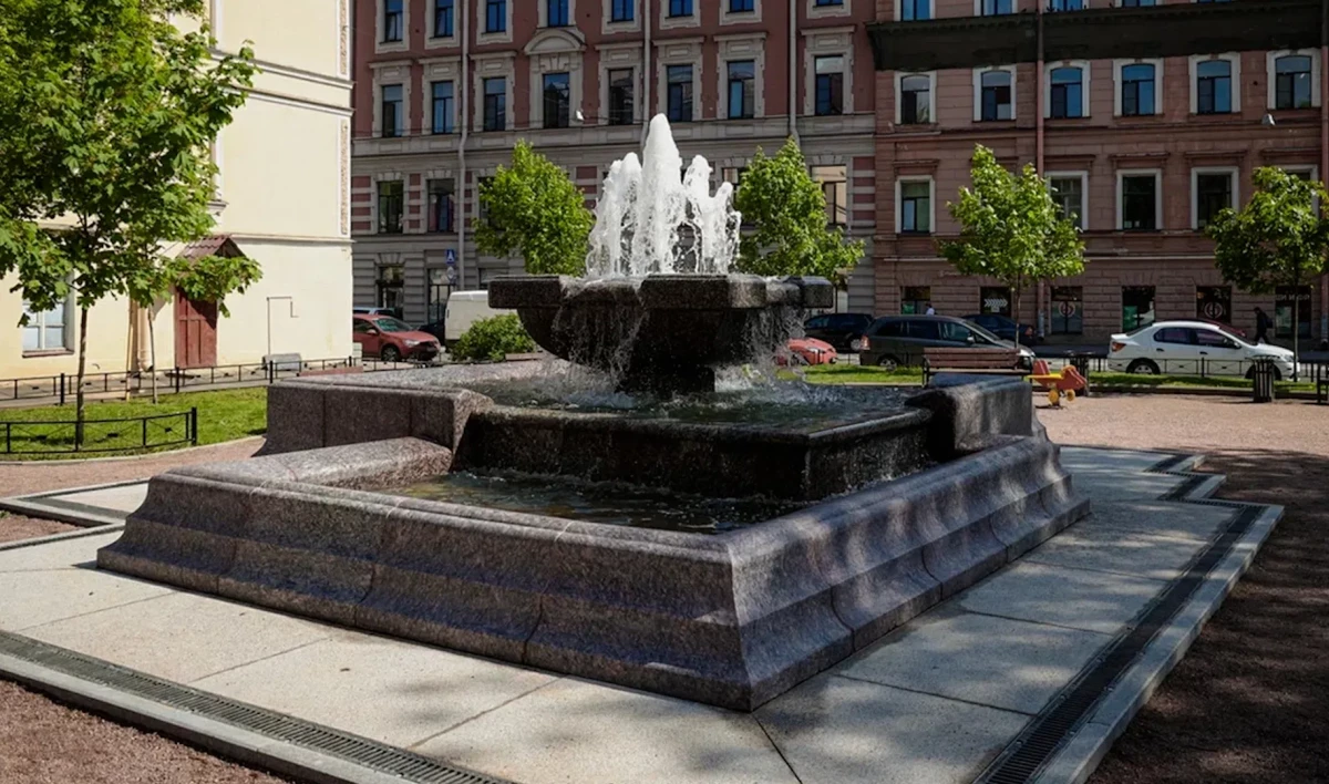 Фонтан на Английском проспекте закроют для техобслуживания - tvspb.ru