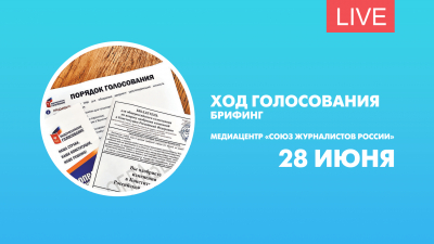 Ход голосования. Брифинг