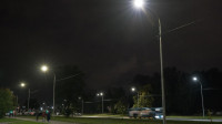 На улице Дмитрия Устинова установили 65 светодиодных светильников