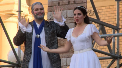 В Александровском парке прозвучала опера французского композитора Шарля Гуно «Ромео и Джульетта»