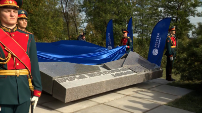 На Дороге жизни открыли монумент, посвященный прорыву энергетической блокады Ленинграда