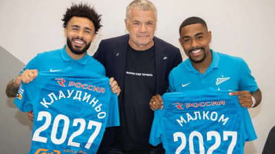 «Зенит» продлил контракты с Малкомом и Клаудиньо