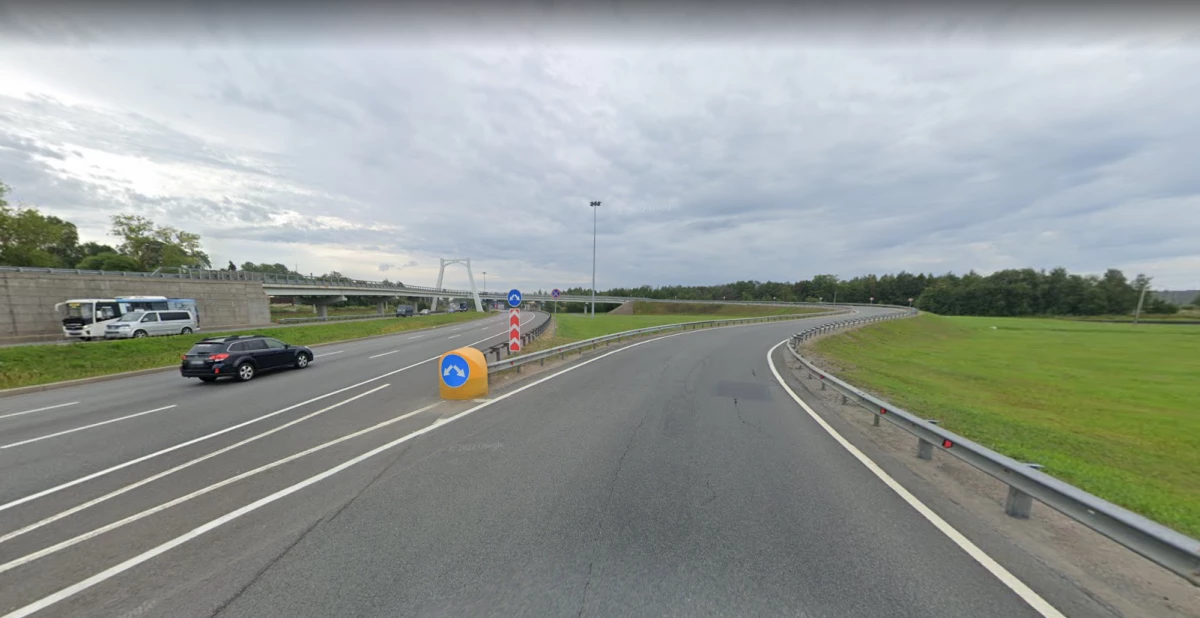 На развязке КАД с Приморским шоссе полностью перекроют разворотную петлю - tvspb.ru