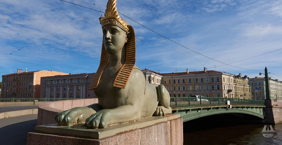 Сфинксов Египетского моста забрали на реставрацию - tvspb.ru