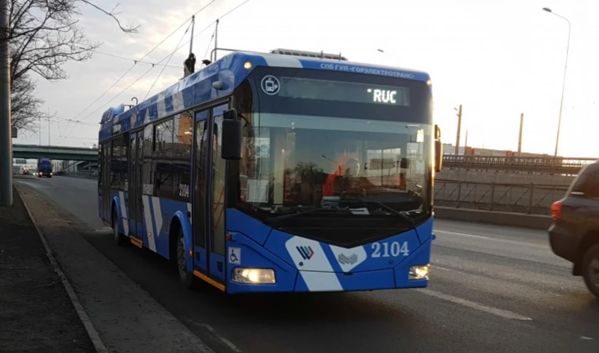 На два вечера маршрут троллейбуса №40 будет изменен - tvspb.ru