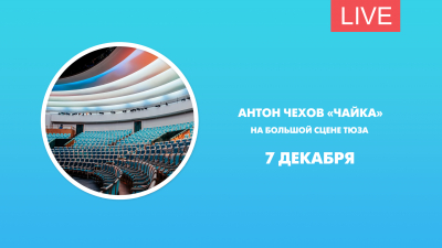 Антон Чехов, «Чайка». Спектакль на Большой сцене ТЮЗа