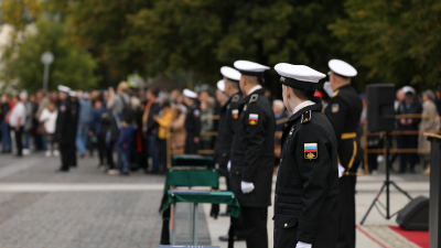 В Кронштадте прошла торжественная церемония посвящения в кадеты