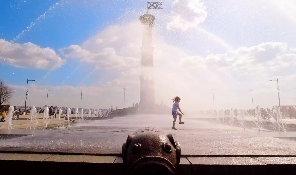 На помывку ушел фонтан в парке 300-летия Петербурга - tvspb.ru