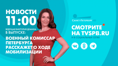 Новости Петербурга к 11:00
