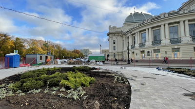 Зона отдыха у Витебского вокзала откроется в конце октября