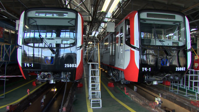 Современный поезд «Балтиец» выйдет на «красную» ветку метро в ноябре
